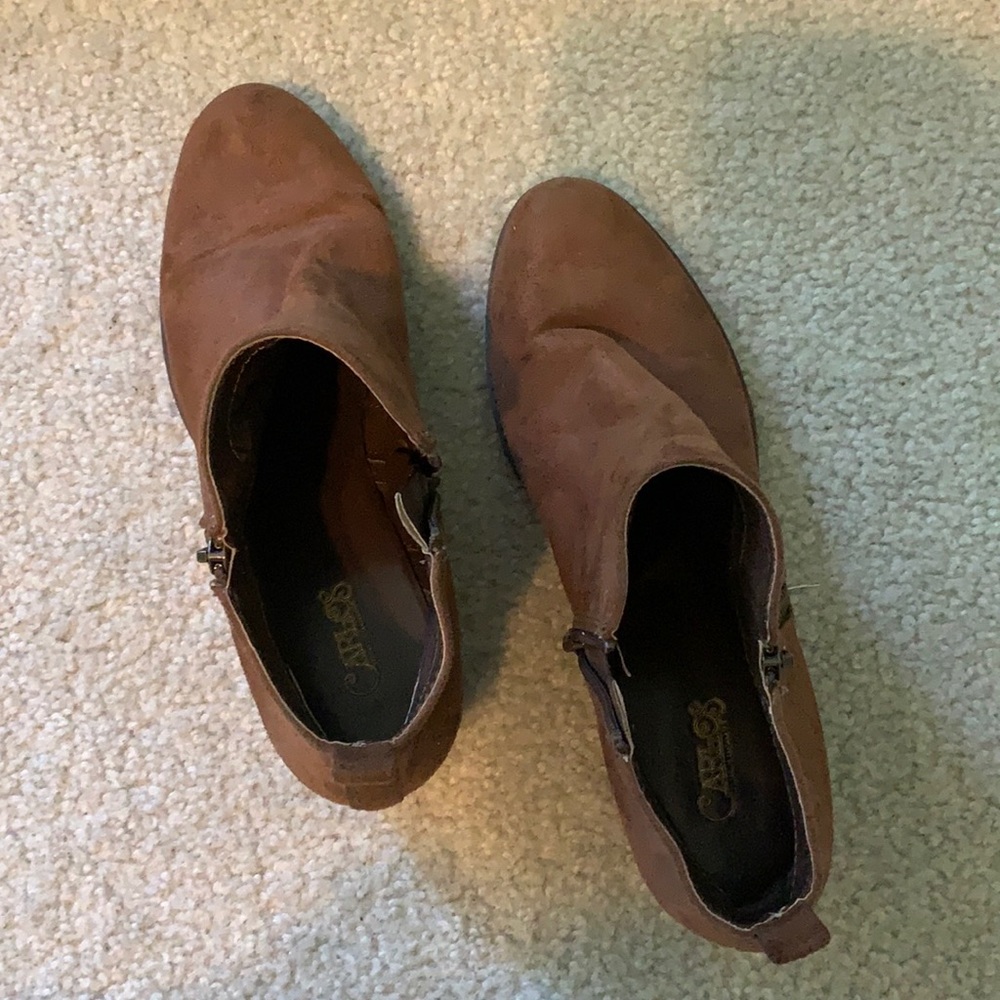 Carlos Santana Brown Booties